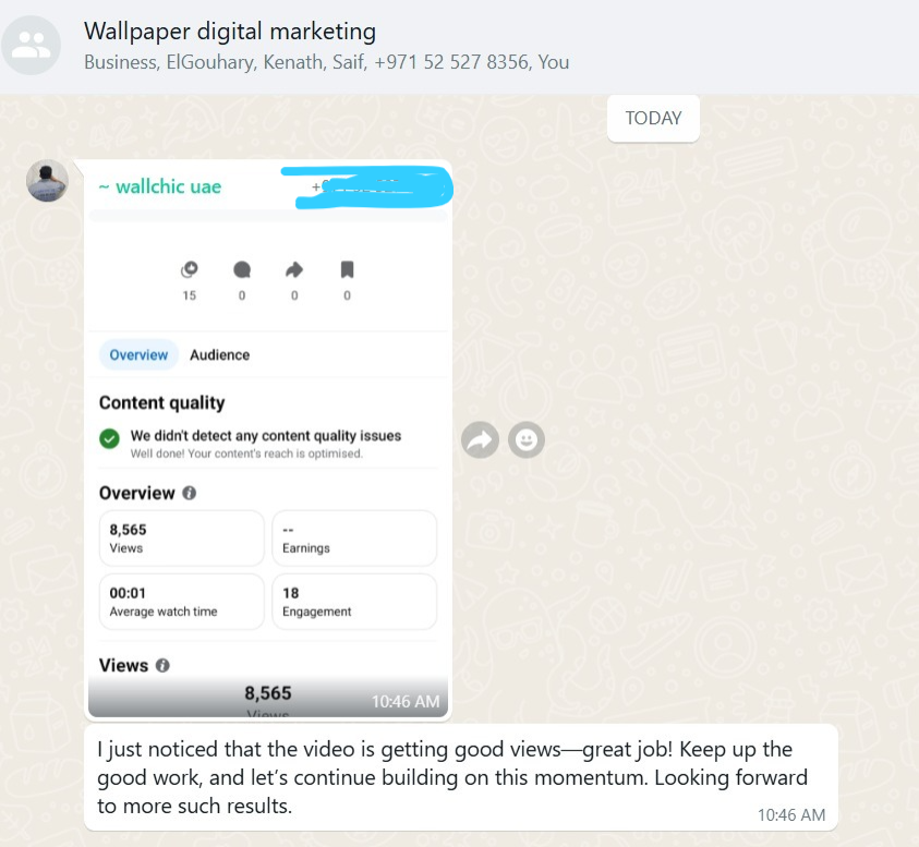 Client review screenshot 7